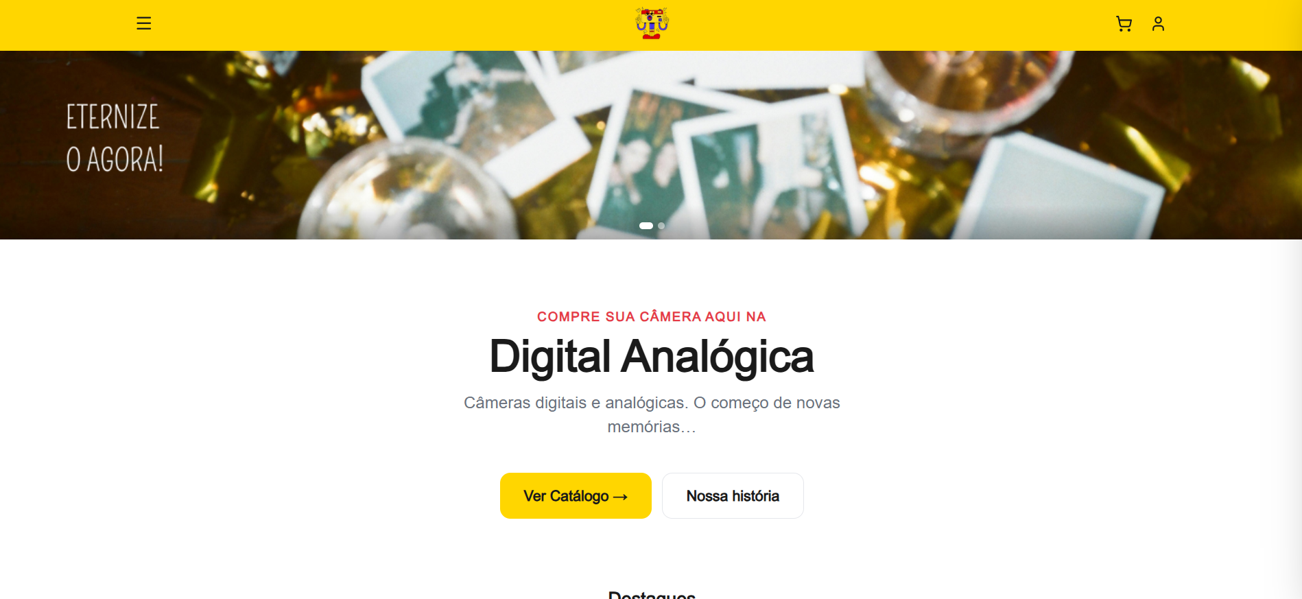 Loja virtual Digital Analógica